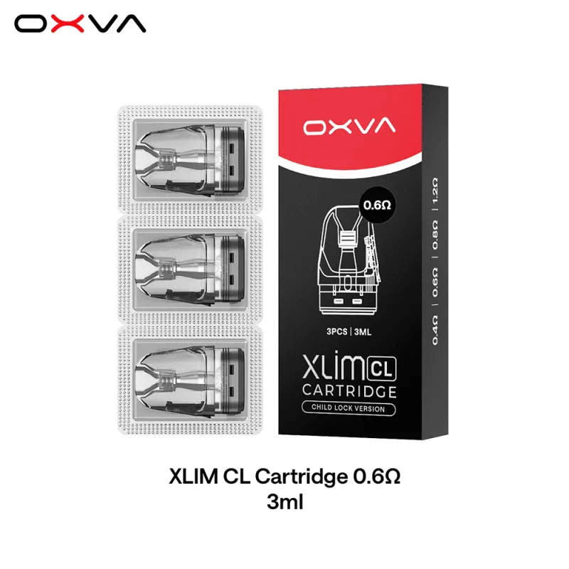 OXVA Xlim Top Fill Pod 3ml - 3 Stück 0,6 Ohm
