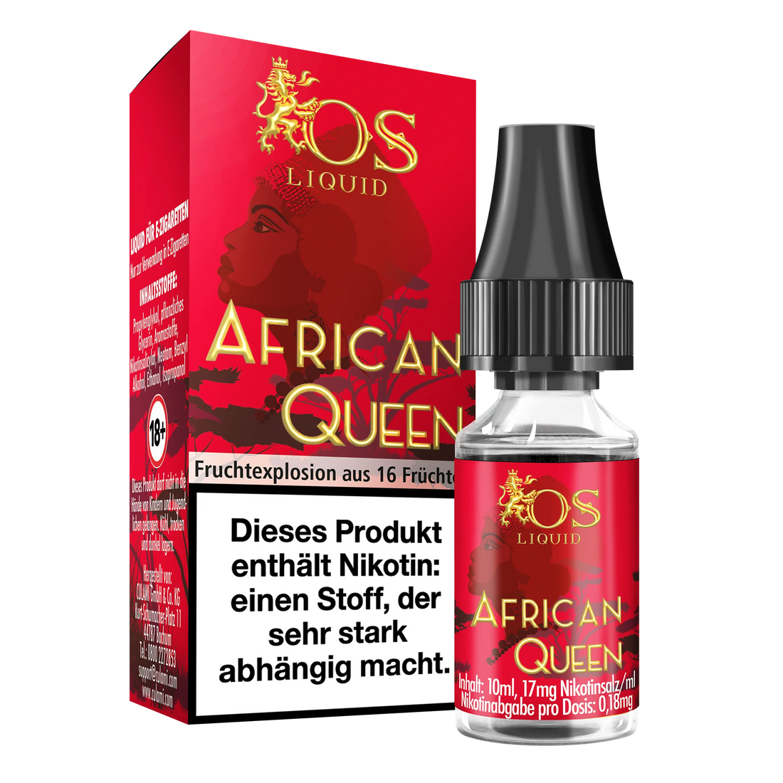Os Nikotinsalz Liquid 10ml - African Queen