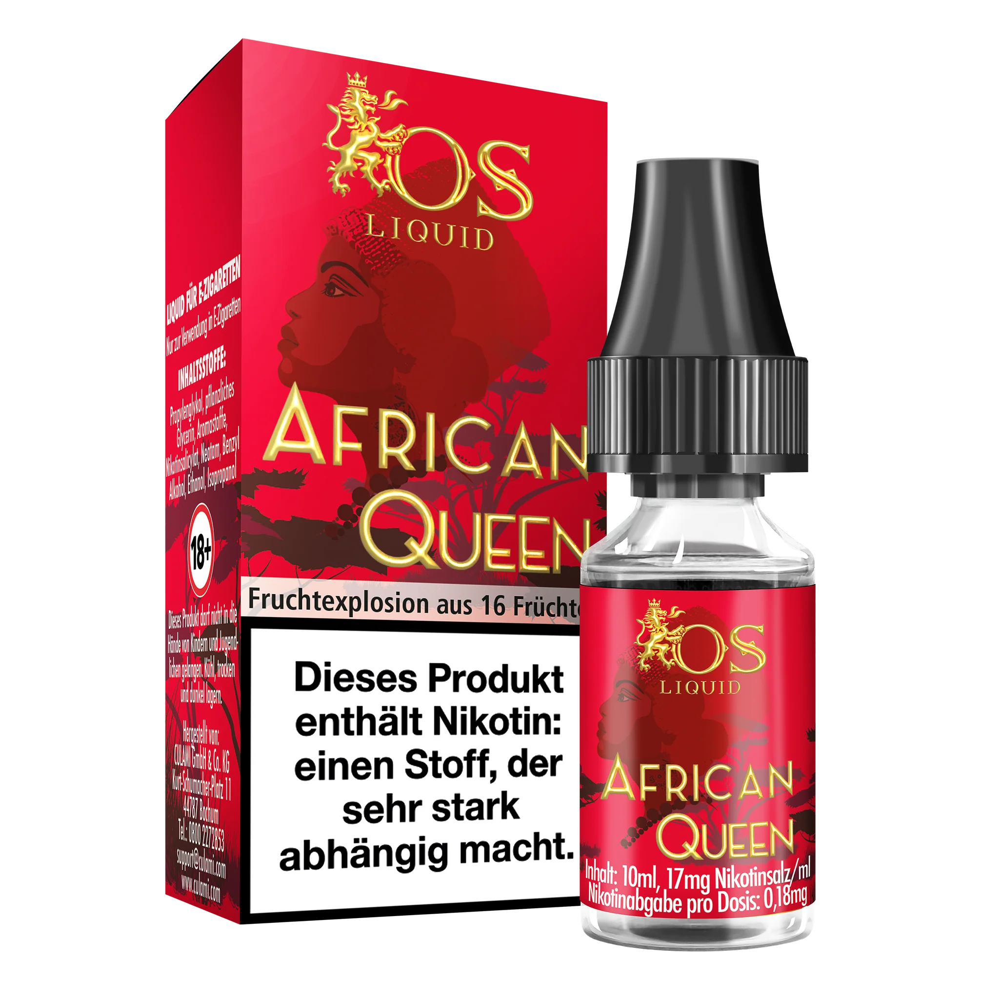 Os Nikotinsalz Liquid 10ml - African Queen