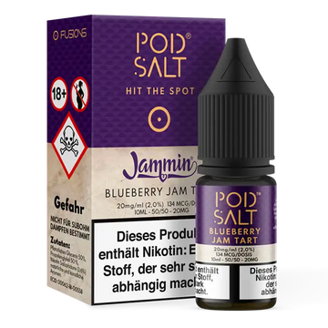 POD SALT Nikotinsalz Liquid 10 ml Blueberry Jam Tart 20 mg