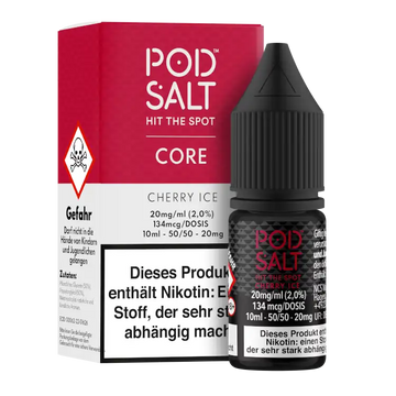 POD SALT Nikotinsalz Liquid 10 ml Cherry Ice 20 mg