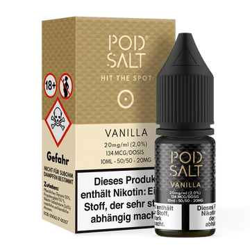 POD SALT Nikotinsalz Liquid 10 ml Vanilla 20 mg