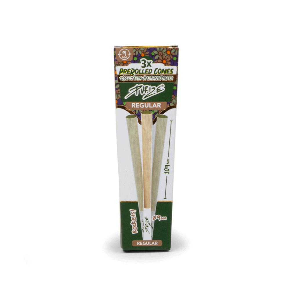 Purize pre-rolled Cones mit Activated Carbon Filter - 3 Stück - Regular Size