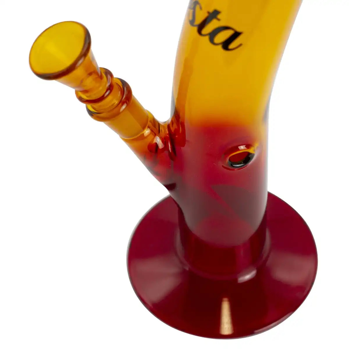 Rasta - Hangover Glas Bong - Ø:40mm - H:33cm - Schliff:14.5mm