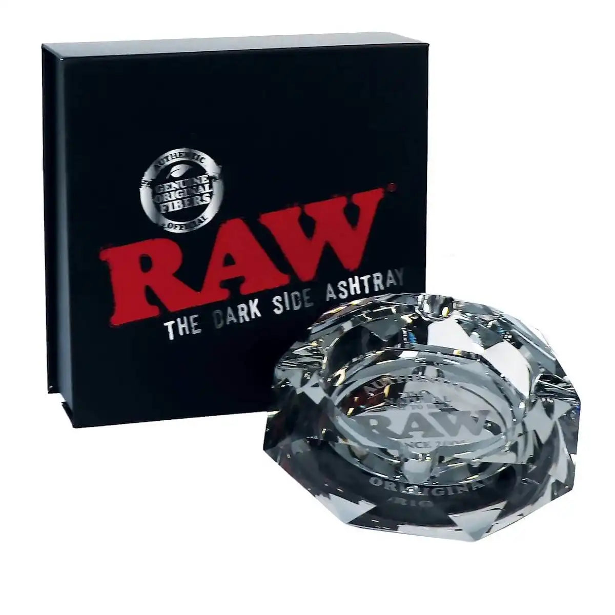 Raw Glas Aschenbecher Darkside