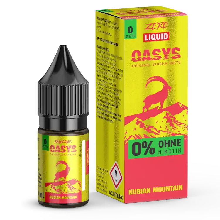 Revoltage - OASYS - Nikotinsalz Liquid 10ml - Nubian Mountain 0mg