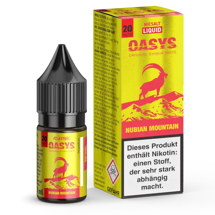 Revoltage - OASYS - Nikotinsalz Liquid 10ml - Nubian Mountain 20mg