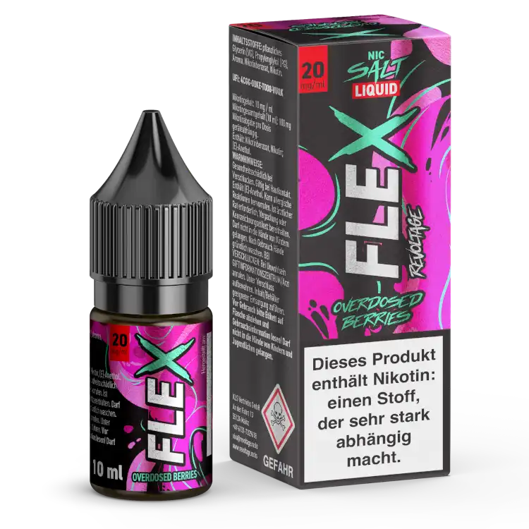 Revoltage Flex Nikotinsalz Liquid 10ml - Berries 20mg
