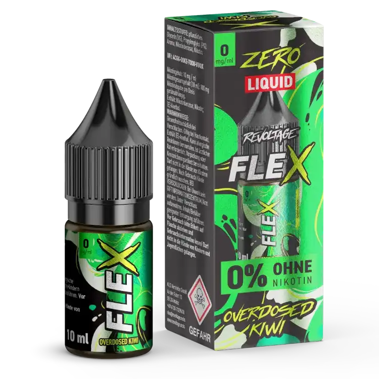 Revoltage Flex Nikotinsalz Liquid 10ml - Kiwi 0mg