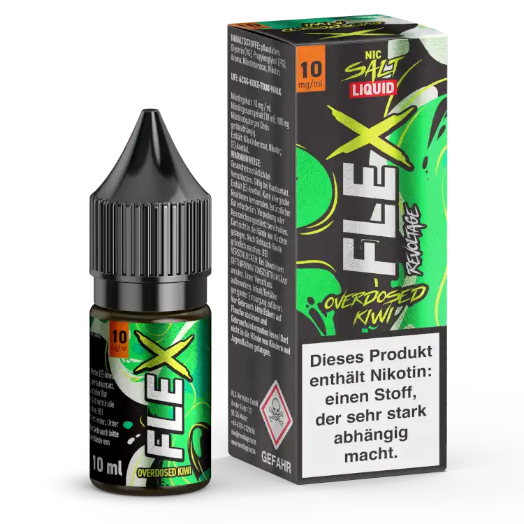 Revoltage Flex Nikotinsalz Liquid 10ml - Kiwi 10mg