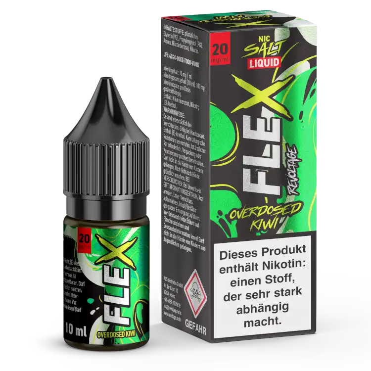 Revoltage Flex Nikotinsalz Liquid 10ml - Kiwi 20mg