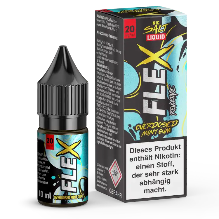 Revoltage Flex Nikotinsalz Liquid 10ml - Mint Gum 20mg