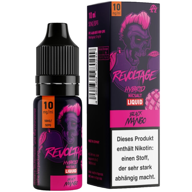 Revoltage Nikotinsalz Liquid 10 ml Black Mango 10 mg