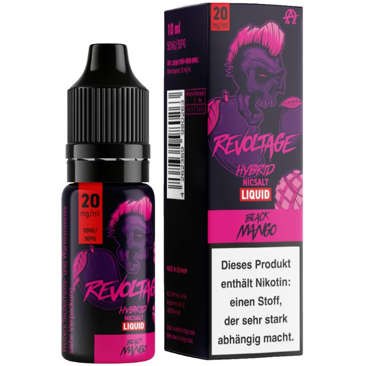 Revoltage Nikotinsalz Liquid 10 ml Black Mango 20 mg