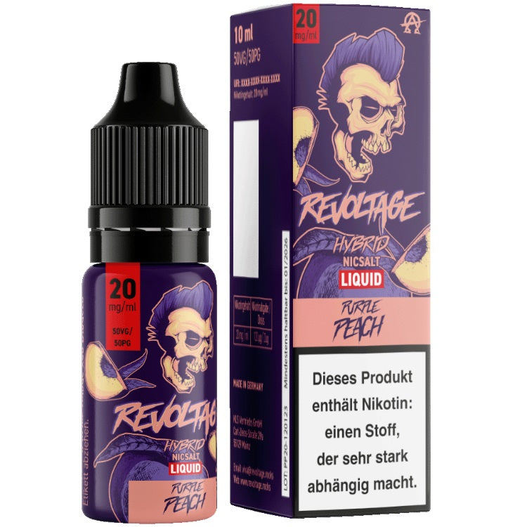 Revoltage Nikotinsalz Liquid 10 ml Purple Peach 20 mg