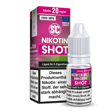 SC Nikotin Shot 10 ml 70 PG 30 VG Nikotinstaerke 20 mg