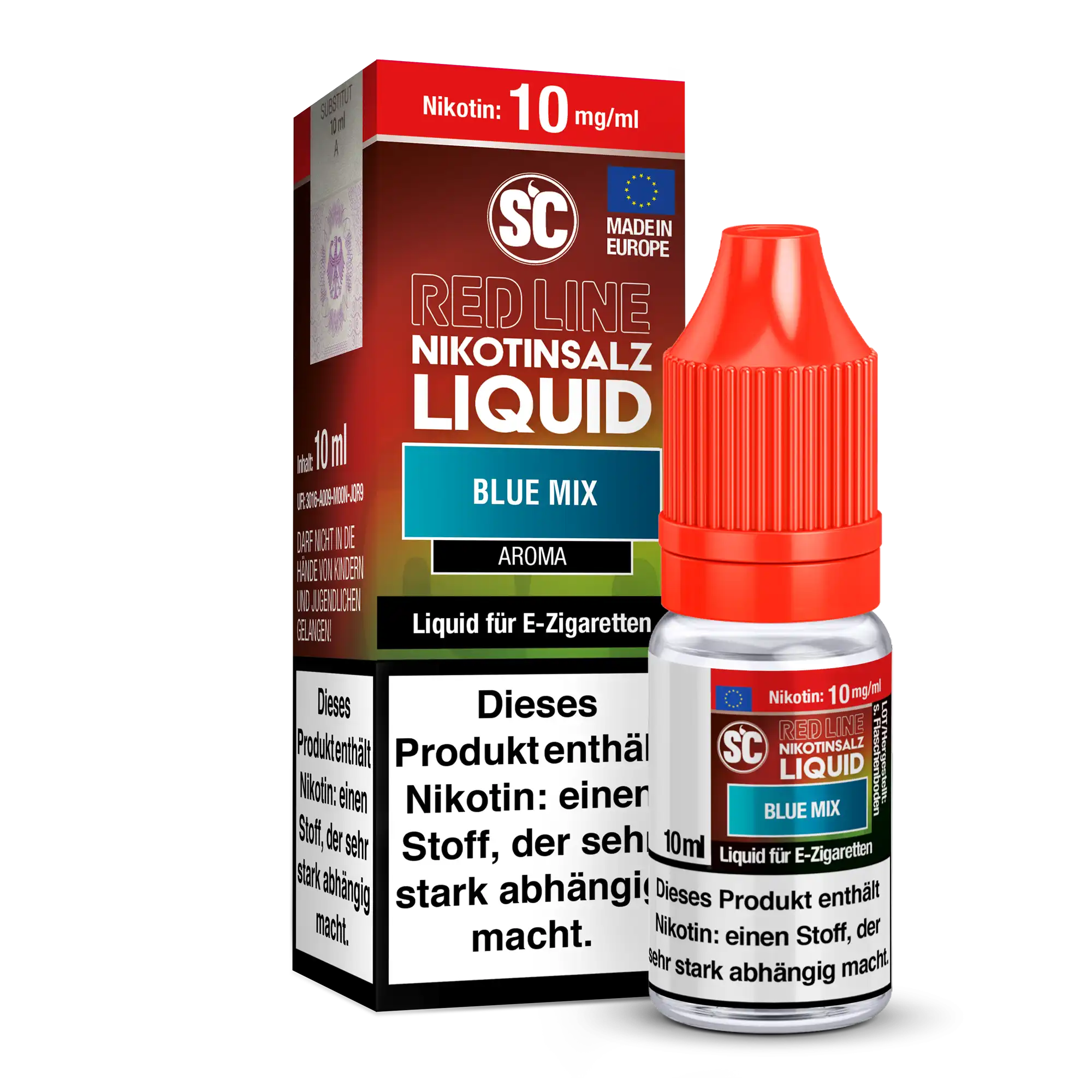 SC Nikotinsalz Liquid 10ml - Blue Mix 10mg