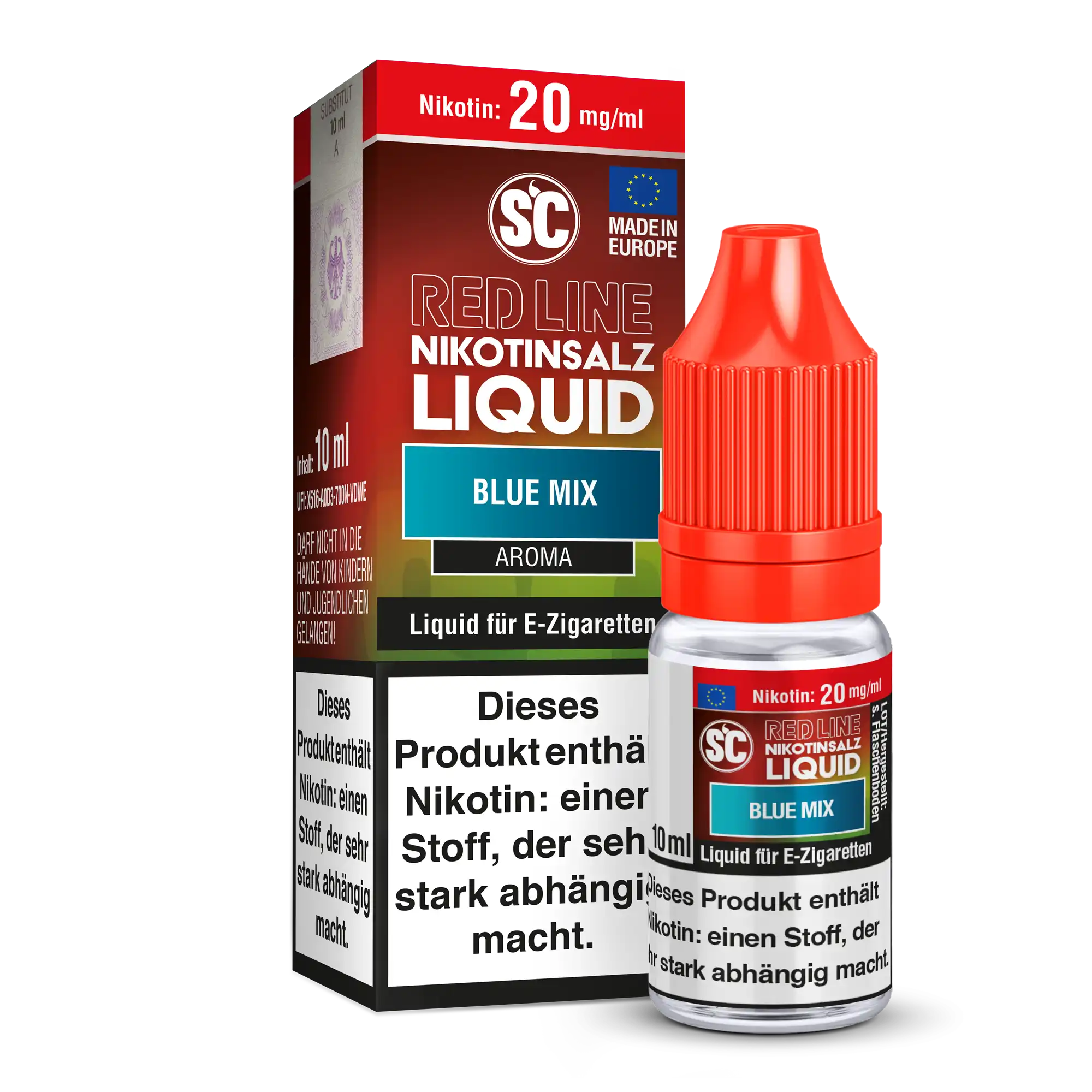 SC Nikotinsalz Liquid 10ml - Blue Mix 20mg