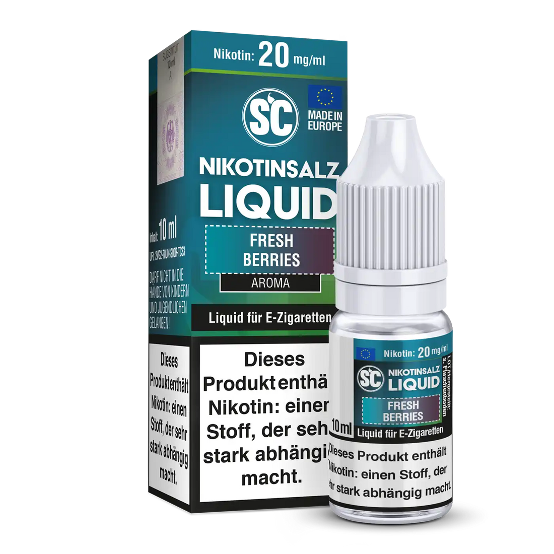 SC Nikotinsalz Liquid 10 ml Fresh Berries 20 mg