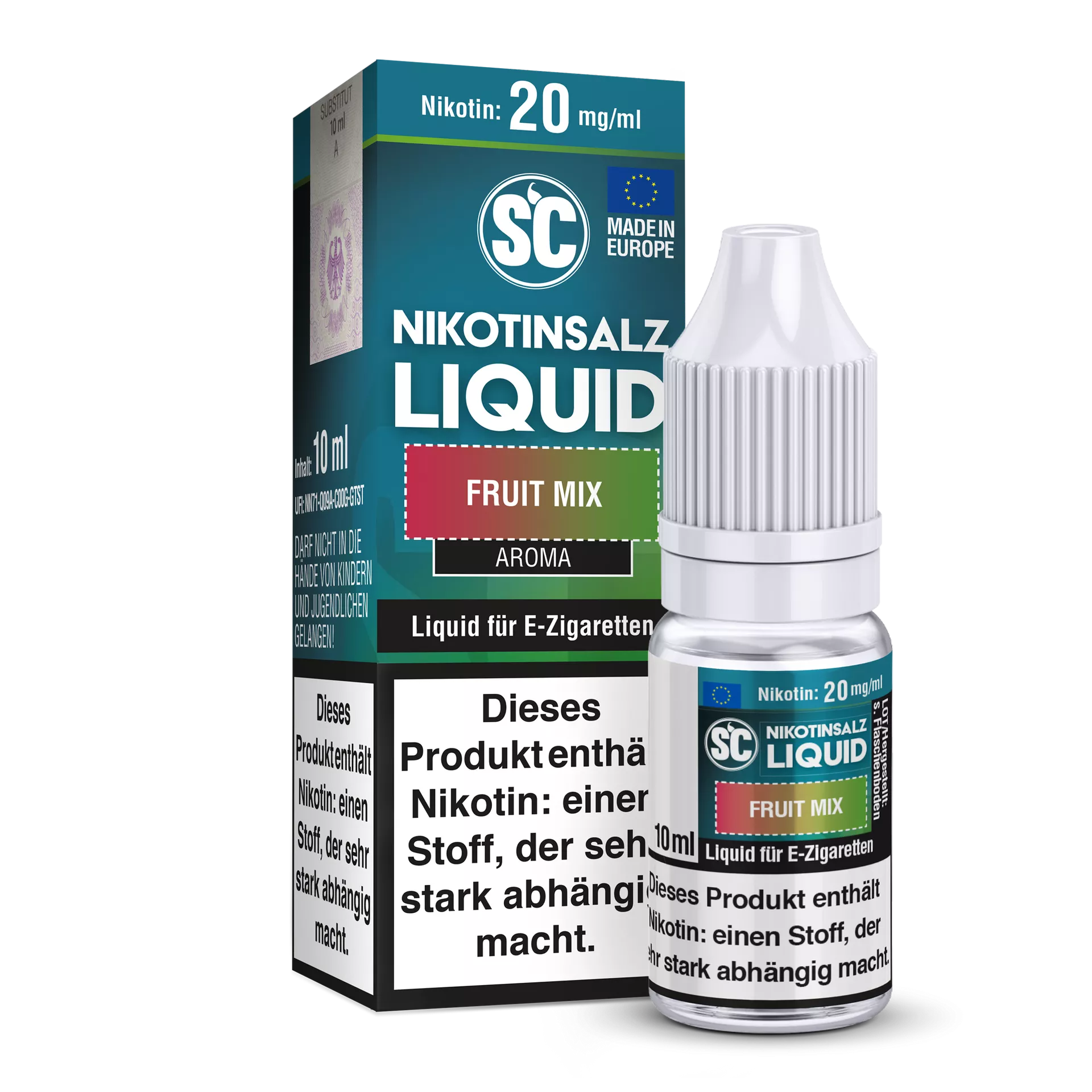 SC Nikotinsalz Liquid 10 ml Fruit Mix 20 mg
