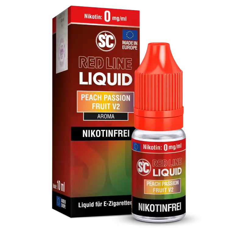 SC Nikotinsalz Liquid 10ml - Peach Passion Fruit V2 0mg