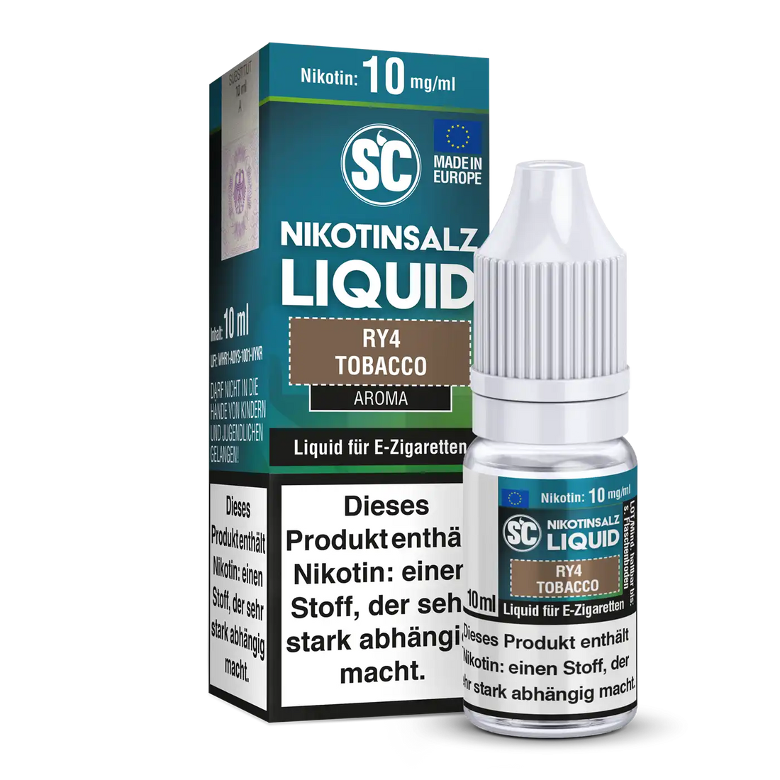 SC Nikotinsalz Liquid 10 ml RY4 Tobacco 10 mg