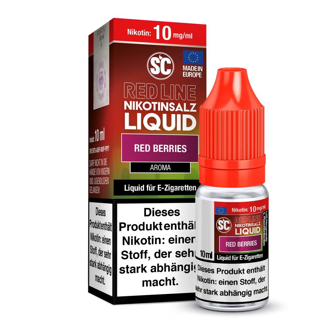 SC Nikotinsalz Liquid 10ml - Red Berries 20mg