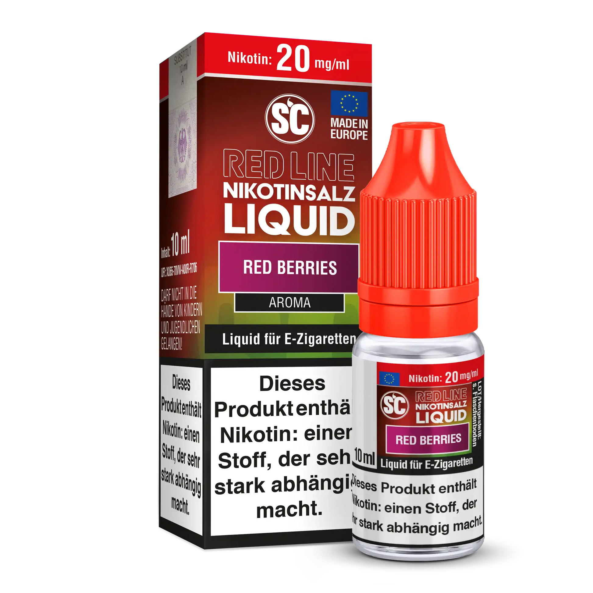 SC Nikotinsalz Liquid 10ml - Red Berries 20mg