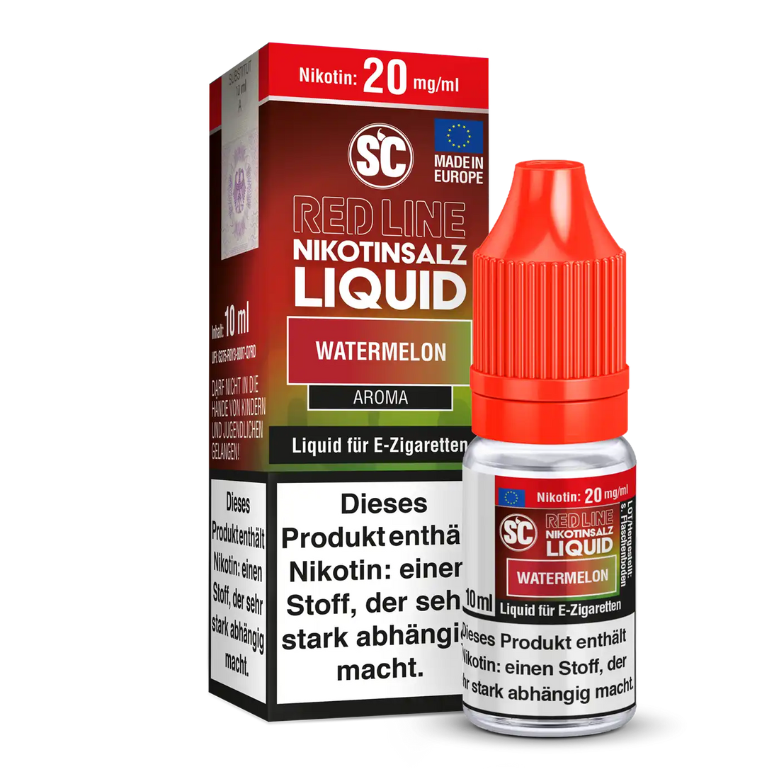 SC Nikotinsalz Liquid 10 ml Watermelon 20 mg