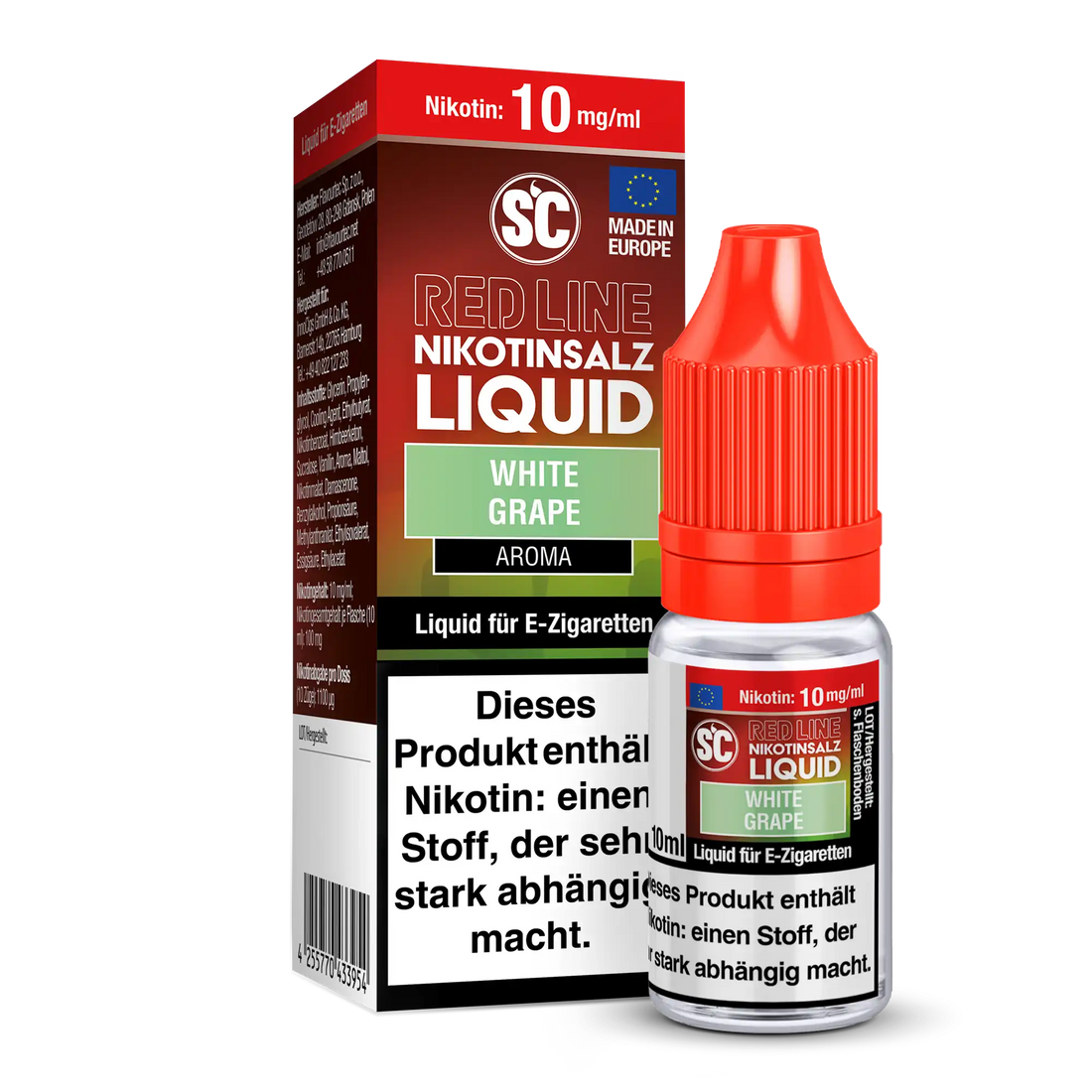 SC Nikotinsalz Liquid 10ml - White Grape 20mg