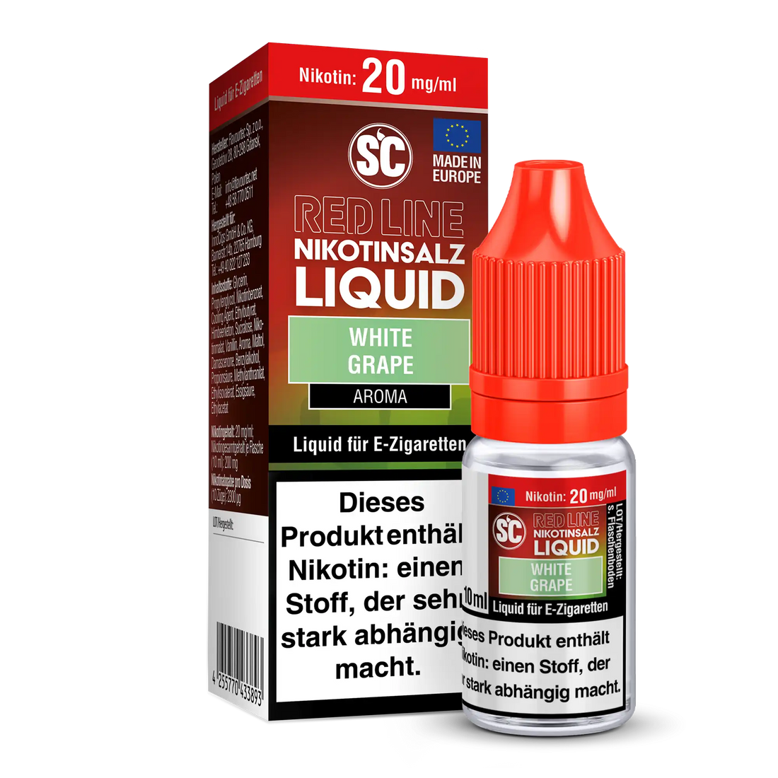 SC Nikotinsalz Liquid 10ml - White Grape 20mg