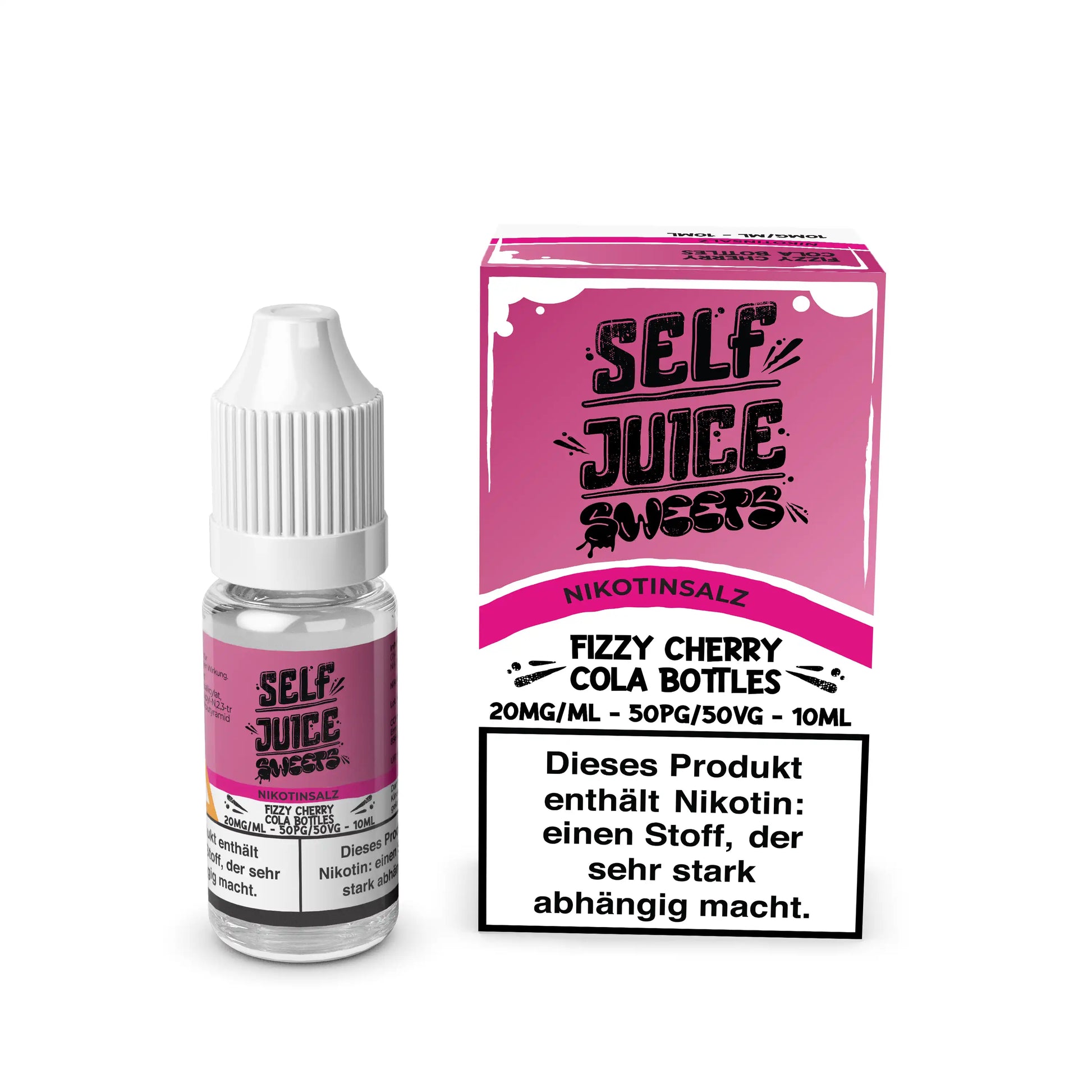 Self Juice Nikotinsalz Liquid 10ml - Fizzy Cherry Cola Bottles 20mg