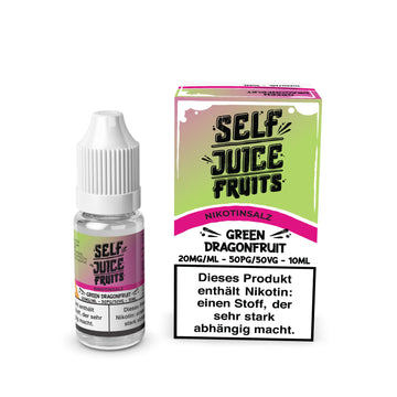 Self Juice Nikotinsalz Liquid 10ml - Green Dragonfruit 20mg