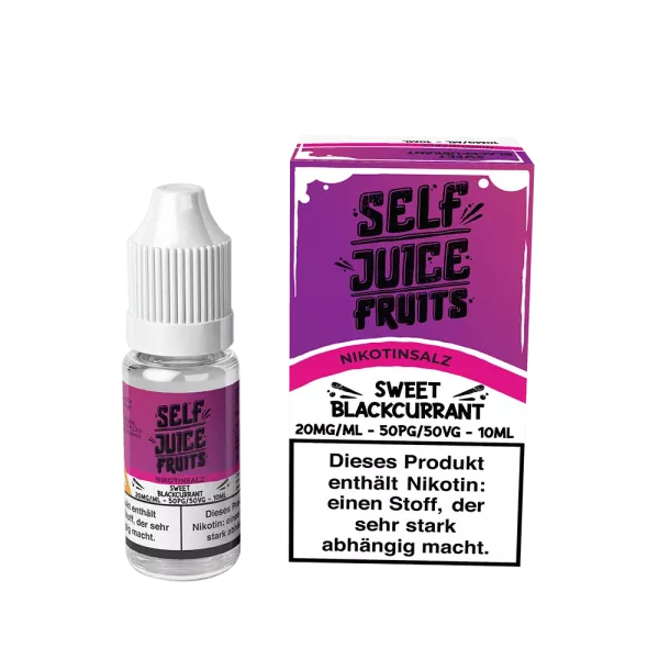 Self Juice Nikotinsalz Liquid 10ml - Sweet Blackcurrant 20mg