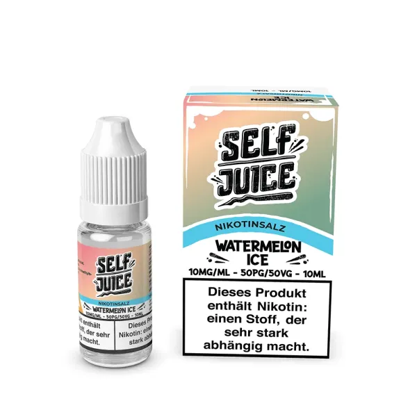 Self Juice Nikotinsalz Liquid 10ml - Watermelon Ice 20mg