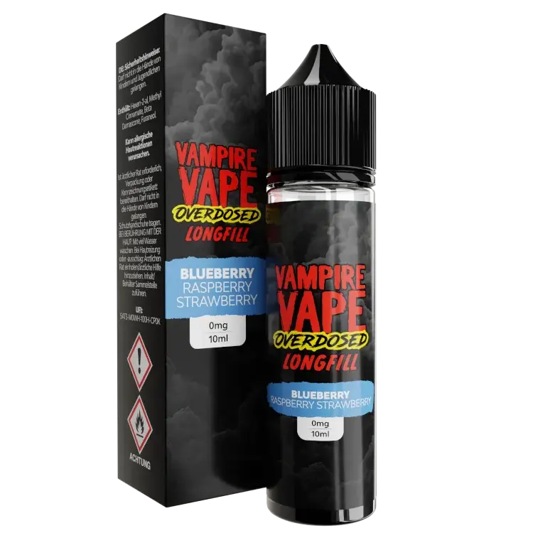 Vampire Vape Overdosed Aroma - Blueberry Raspberry Strawberry 10ml