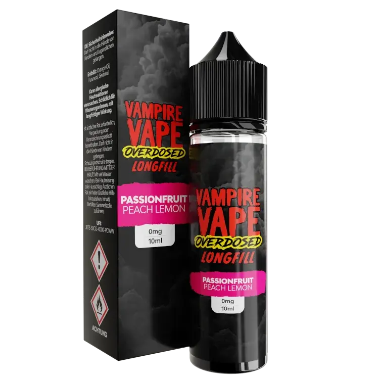 Vampire Vape Overdosed Aroma - Passionfruit Peach Lemon 10ml
