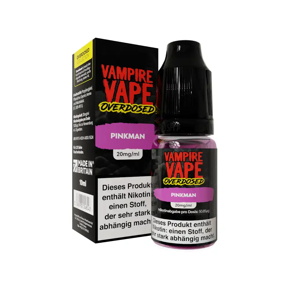Vampire Vape Overdosed Nikotinsalz Liquid 10ml - Pinkman 20mg