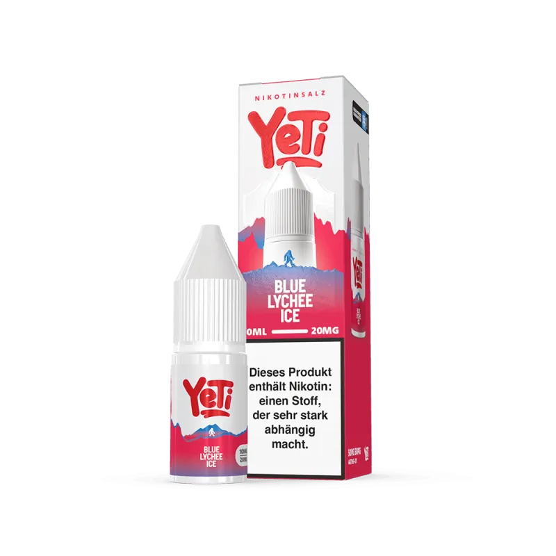 Yeti Nikotinsalz Liquid 10ml - Blue Lychee Ice 20mg