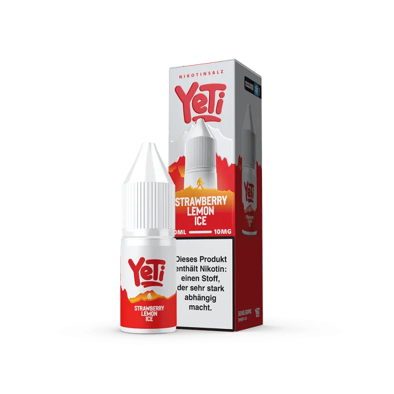 Yeti Nikotinsalz Liquid 10ml - Strawberry Lemon Ice 20mg